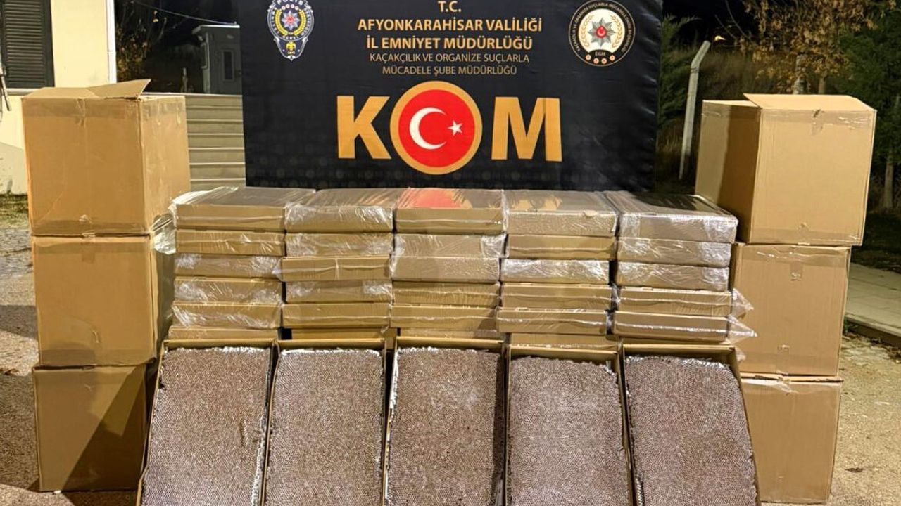 Polisten kaçak tütün operasyonu