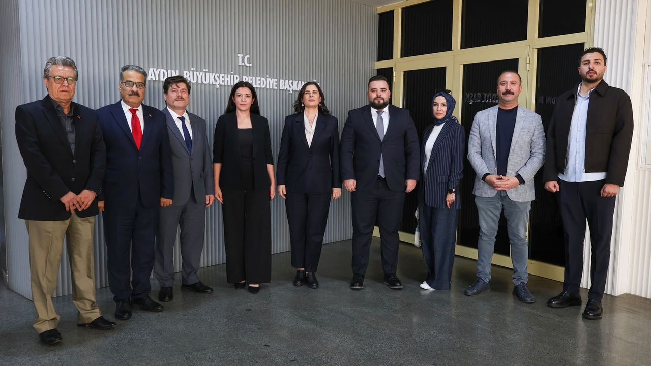 Aydın Gazeteciler Cemiyeti'nden Çerçioğlu'na Ziyaret