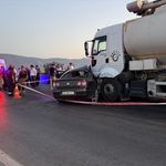 Tankerin çarptığı otomobildeki karı kocadan kötü haber!