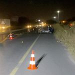 Yolun karşısına geçiyordu... Kahreden kaza!