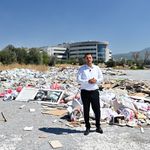 Bornova’da kaçak moloz seferberliği