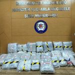 80 kilo ele geçirildi... İzmir'de 'zehir' evine baskın!
