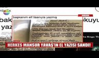 Herkes Mansur Yavaş'ın el yazısı sandı