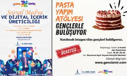 İzmirli gençlere 'sosyal medya' ve 'pasta' atölyesi