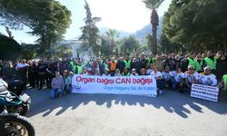 İzmir'de motorcular organ bağışına dikkat çekti