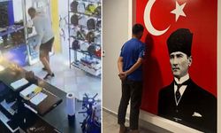 Atatürk görseline su döktü, üstüne bastı: Zanlı tutuklandı