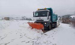 Manisa'da etkili kar yağışı!