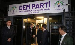 Özgür Özel'den DEM Parti'ye ziyaret