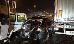 Samsun'da 8 araçlık zincirleme kaza