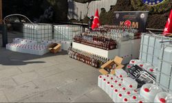 Ölüm içkisi baskını: 32 bin 862 litre ele geçirildi