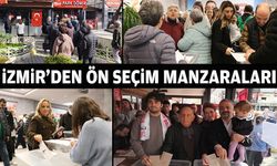 İzmir'de ön seçim sandıklarında yoğunluk