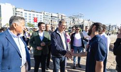 Başkan Tugay, 19 Mayıs miting hazırlıklarını yerinde inceledi