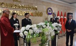 Afyonkarahisar'da polis çift üniformalarıyla dünyaevine girdi