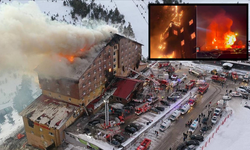 Bolu'daki otel yangını kamerada: Facia göz göre göre gelmiş!