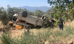 Araç takla attı sürücü hayatını kaybetti