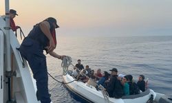 Bodrum’da 20 düzensiz göçmen kurtarıldı