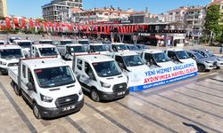 Aydın Büyükşehir Belediyesi’nden 24 yeni hizmet aracı