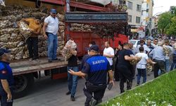 Afyonkarahisar'da 20 ton patates ücretsiz dağıtıldı