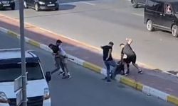 Trafikte kavga: Çekiçler ve sopalar havada uçuştu!