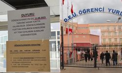 DEÜ'lü öğrencilerden yurdun kapatılmasına tepki: Kapı önüne konuluyoruz!