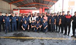 Çerçioğlu'ndan ateş savaşçılarına ziyaret