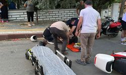 Motosiklet kaldırıma çarptı: Sürücüsü ağır yaralandı
