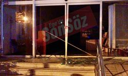 Belediye binasına taşlı saldırı!