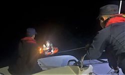 Umuda kulaç: Yunanistan'a yüzerek geçmeye çalıştı!