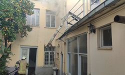 Metruk binada yangın paniği