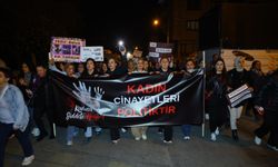 Karabağlar'dan kadına şiddete tepki