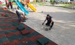 Menderes'te kauçuk yenileme çalışmaları!