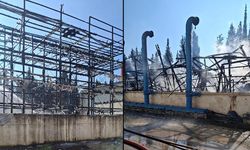 Salça fabrikası kül oldu!