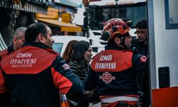 Büyükşehir'den iş hanı yangınına müdahale... Mahsur kalan kişiler kurtarıldı!