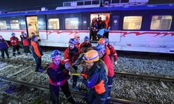 İZBAN'da gerçeği aratmayan tatbikat!