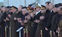 Libya heyetine Başkent'te cenaze töreni