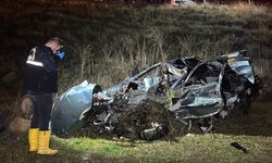 Şarampoldeki korkunç kazada 2 can kaybı!