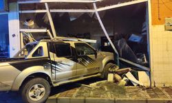 Kontrolden çıktı... Depoya girdi!