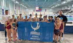 Aliağalı yüzücüler İzmir’de zirveye kulaç attı