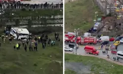 Otobüs şarampole yuvarlandı: Ölü ve yaralılar var!
