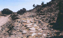 Antik yola koruma kalkanı!