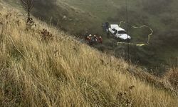 Otomobil şarampole devrildi... Sürücünün feci sonu!