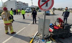 Otomobil elektrikli bisiklete çarptı: 1 ölü