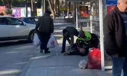 İzmir'de polisten yaşlı adama yardım eli: Hayatını kurtardı!