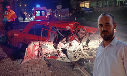 Korkunç kazada sürücü kaza kurbanı!