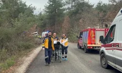 Minibüs şarampole yuvarlandı: 17 kişi yaralandı