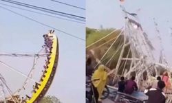 Panayırda facia: Çocuklarla dolu salıncak çöktü, 14 yaralı