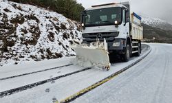 6 ilçede karla mücadele!