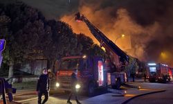 Kimyasal kaplama fabrikasında yangın