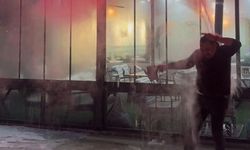 Havayı test ederken kendini yaktı!