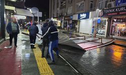 Manisa'da sağanak ve fırtına etkisi